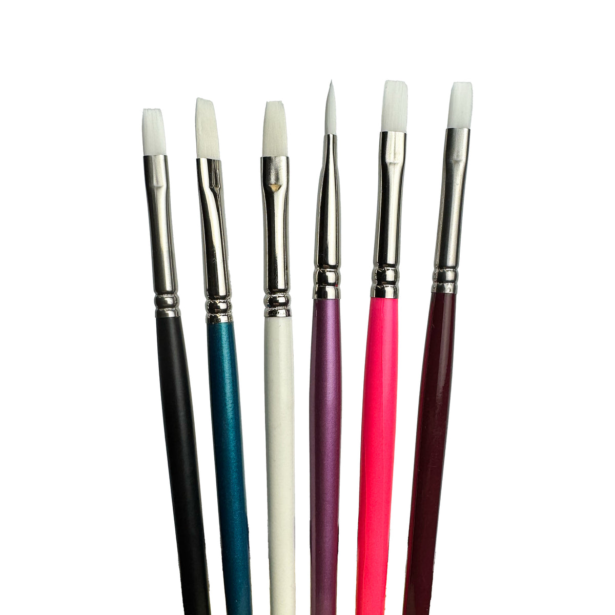 Trekell "Not Too Bad" Synthetic Hair 6-Pack Artist Brush Sets.