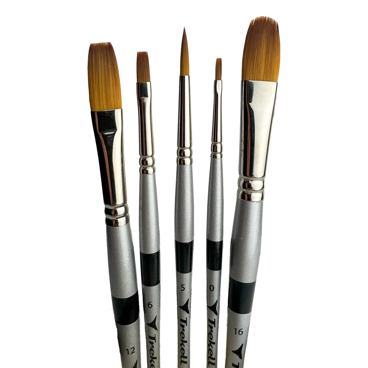 Trekell MIDZ Oil 5 Piece Brush Set