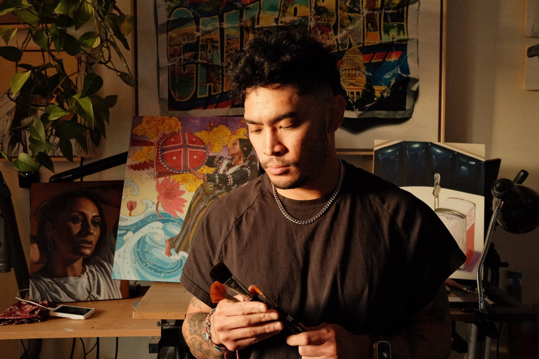 Painting by Carlo Miranda featured in his Trekell Pro Team artist profile.