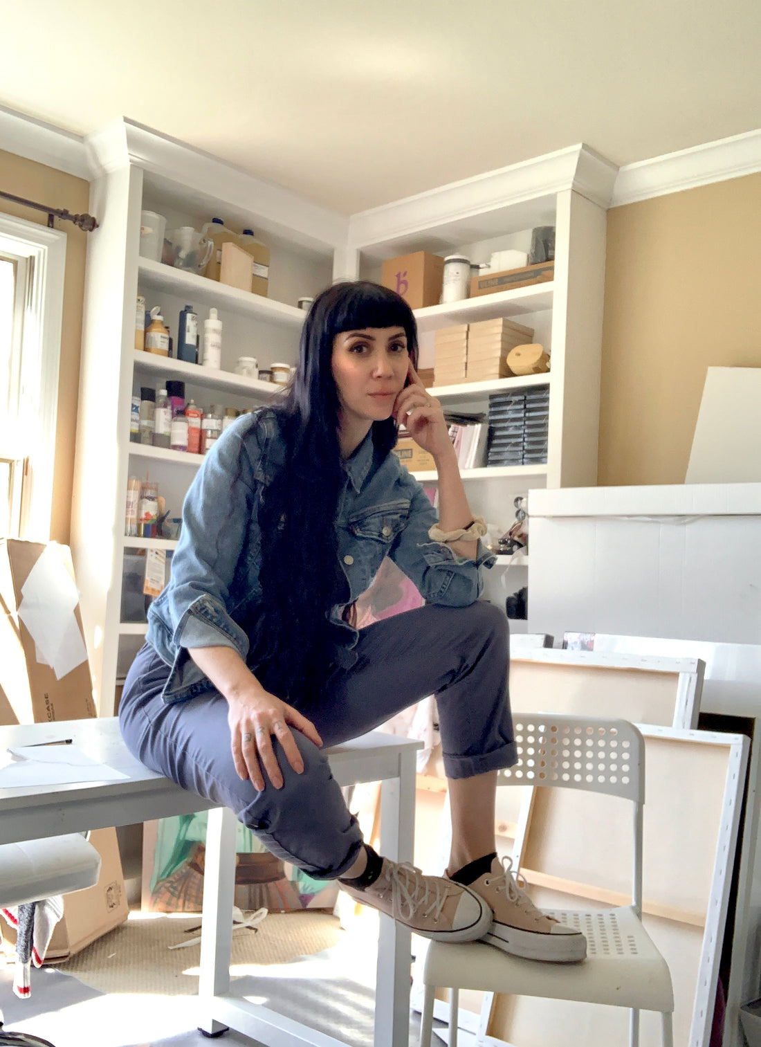Portrait image introducing artist Alex Garant.