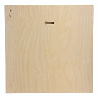 Back of the Trekell Floater Panel, 1/2" Baltic Birch, 10" x 10"