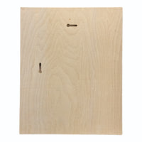 Back of the Trekell Floater Panel, 1/2" Baltic Birch, 11" x 14"