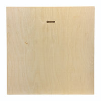 Back of the Trekell Floater Panel, 1/2" Baltic Birch, 12" x 12"