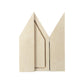 Gothic Gable altar panel partly folded, showing the inset center and a hinged side door.