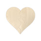 Trekell Broken Heart Panel, two bare wooden halves fitted together with the zigzag seam visible.