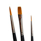 Side view of the Trekell 3-Piece Minimal Brush Set