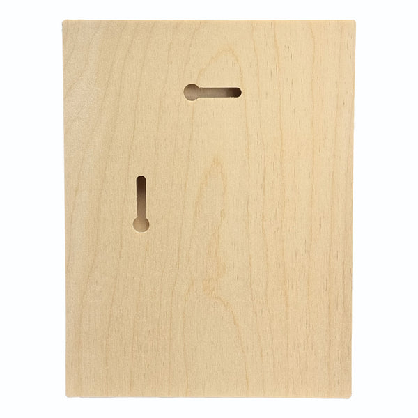 Back of the Trekell Floater Panel, 1/2" Baltic Birch, 5" x 7"