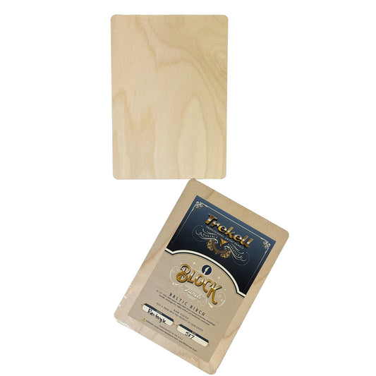 Trekell Unprimed Block Panel, 1/2" Baltic Birch, 5" x 7"