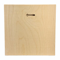 Back of the Trekell Floater Panel, 1/2" Baltic Birch, 6" x 6"