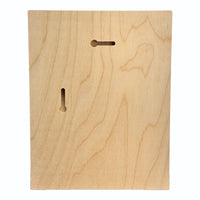 Back of the Trekell Floater Panel, 1/2" Baltic Birch, 6" x 8"
