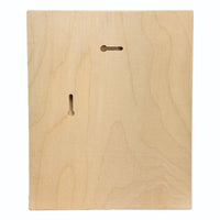 Back of the Trekell Floater Panel, 1/2" Baltic Birch, 8" x 10"