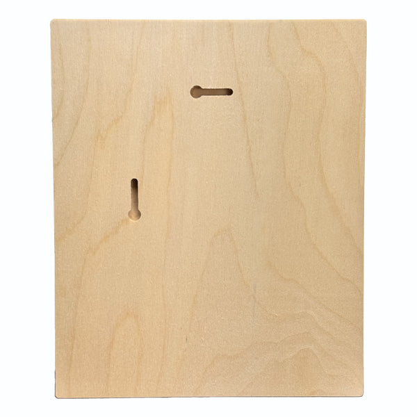 Back of the Trekell Floater Panel, 1/2" Baltic Birch, 8" x 10"