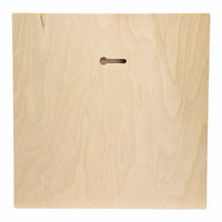 Back of the Trekell Floater Panel, 1/2" Baltic Birch, 8" x 8"