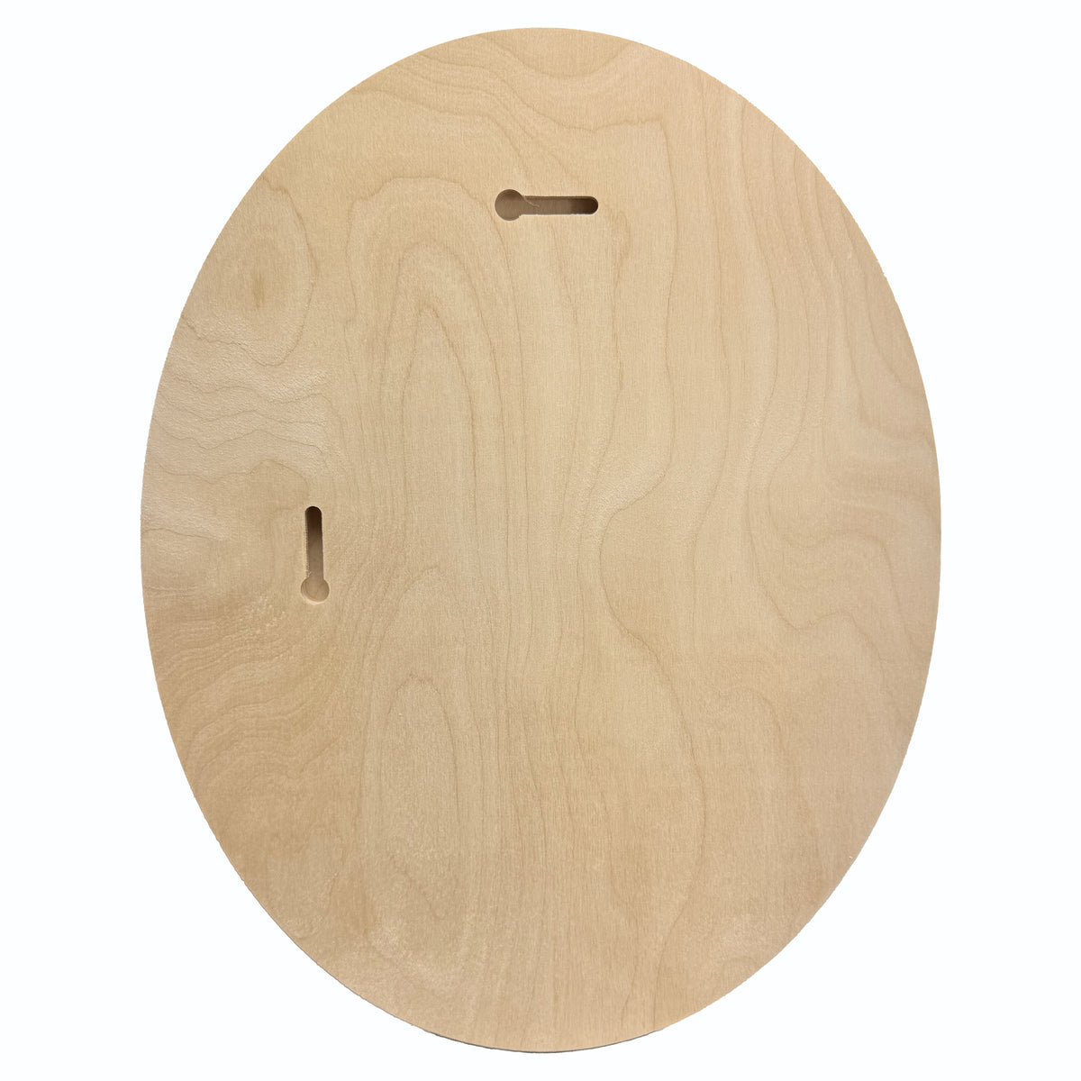 Back of the Trekell Oval Floater Panel, 9" x 12"