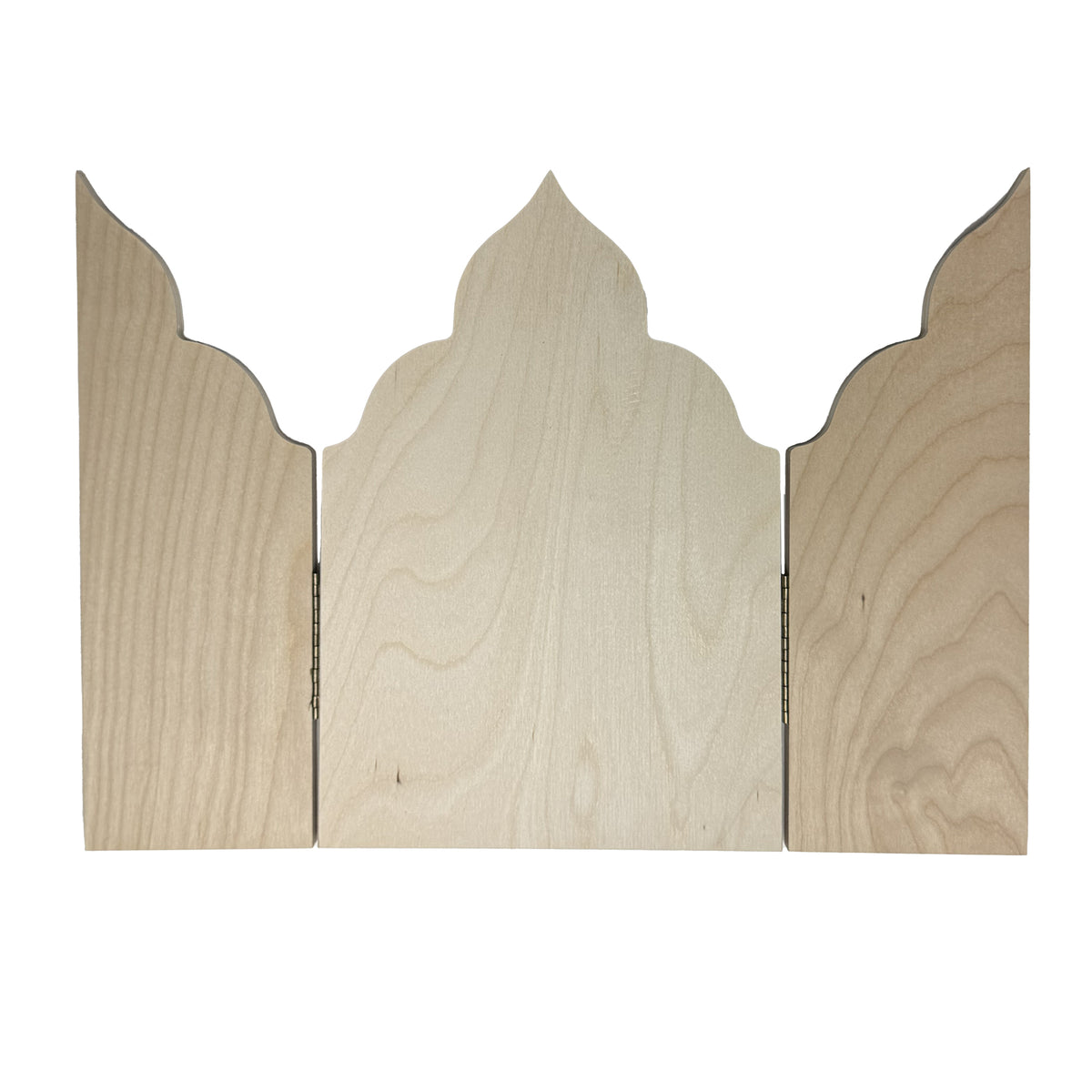 Trekell Gothic Cathedral Altar Panel, Wooden Painting Canvas