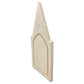 Gothic Chapel floater panel at an angle, showing its layered wooden edge.