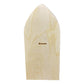 Gothic Cathedral panel back, unpainted wood with a horizontal keyhole slot.