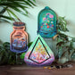 Group of Trekell Domed Cloche Terrarium Floater Panels