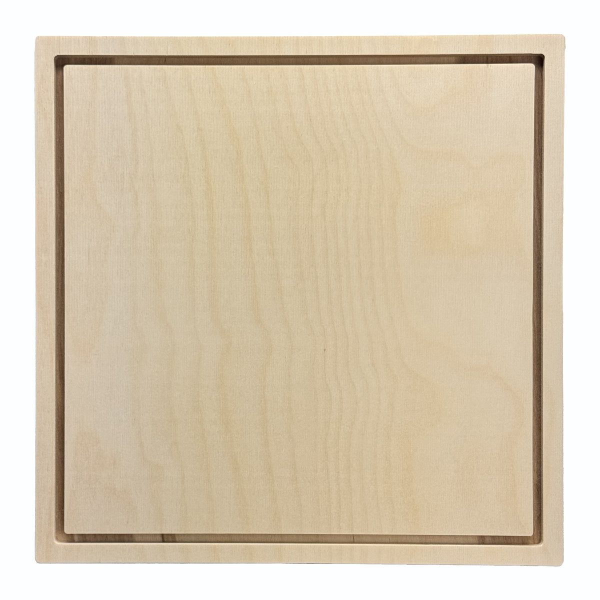 Trekell Floater Panel, unpainted front with a recessed rectangular border.