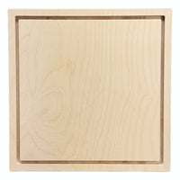 Trekell Floater Panel, unpainted front with a recessed rectangular border.