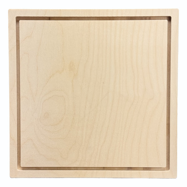 Trekell Floater Panel, unpainted front with a recessed rectangular border.