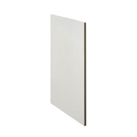 Trekell Oil Ground Panel 1/4" Baltic Birch, white rectangular panel at an angle with a thin natural wood edge.
