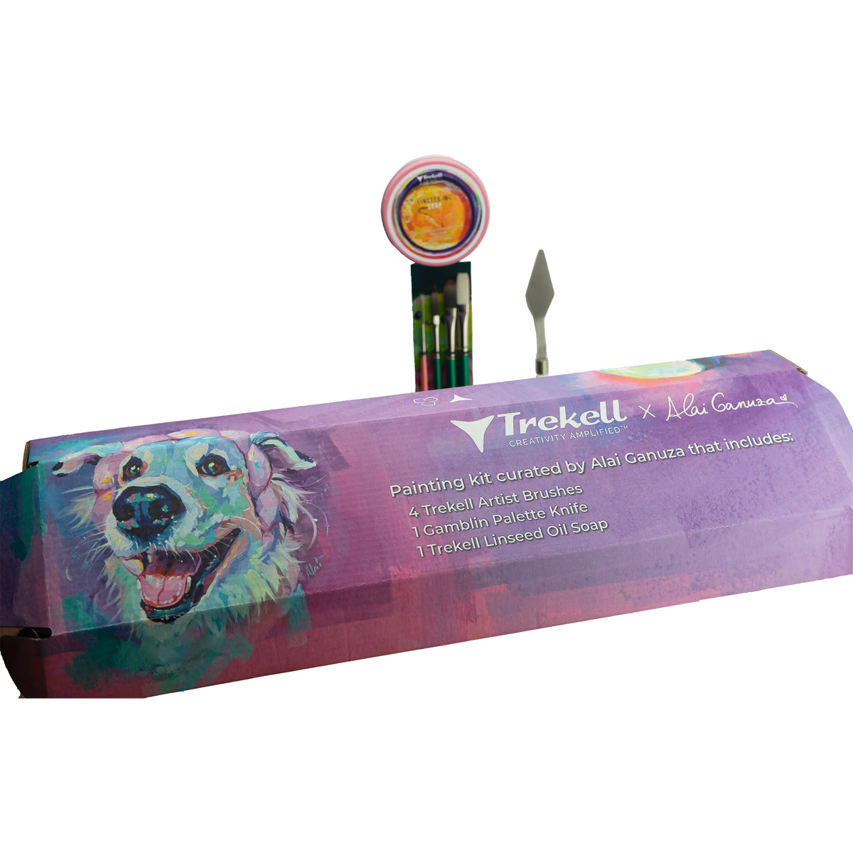 Alai Ganuza x Trekell Painting Kit in its box