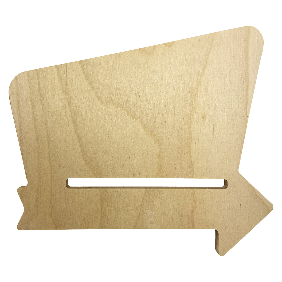 Trekell Vintage Diner Sign, 1/2-inch Thick Raw Baltic Birch