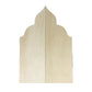 Gothic Cathedral altar panel closed, with a stepped pointed top and central seam.