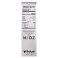 Back of MIDZ brush packaging showing the Brush Facts information panel.