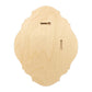 Trekell Gothic Portrait Floater Panel, unpainted back showing two keyhole mounting slots.