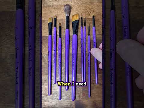 Stephanie Buscema x Trekell limited-edition artist brush set.