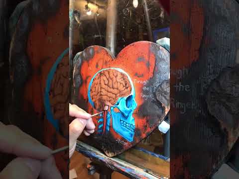 Trekell Symbolic Heart Panel for expressive artwork.