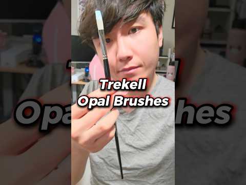 Trekell Opal Brushes, artist paintbrush collection.