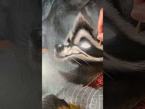 Close-up of the Trekell Golden Taklon #5 Round Brush.