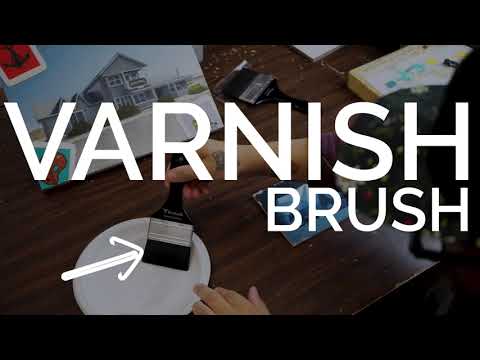 Trekell Artist Varnish Brush, 50 mm wide.