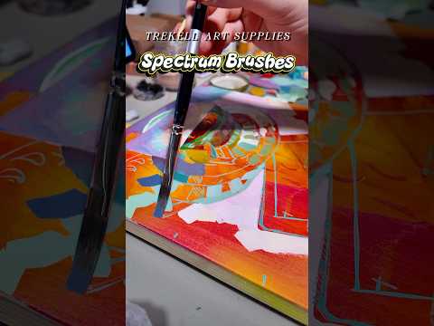 Trekell Spectrum Brushes for a range of painting techniques.
