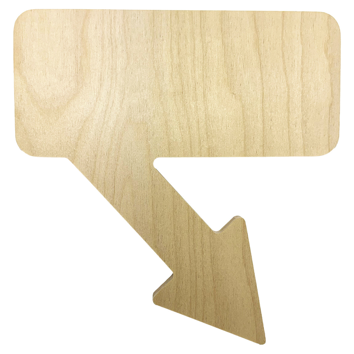 Trekell Vintage Service Sign, 1/2" Thick Raw Baltic Birch