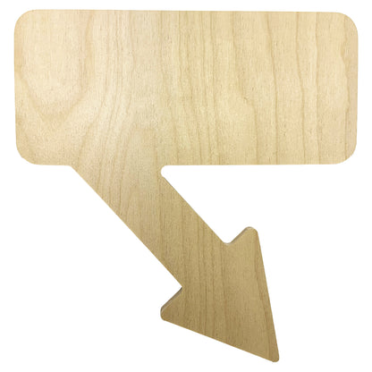 Trekell Vintage Service Sign, 1/2" Thick Raw Baltic Birch