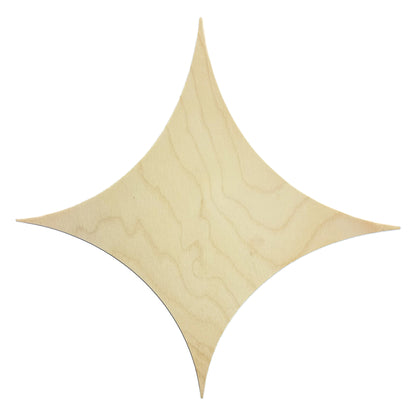 Trekell Retro Star Panel, Wooden Painting Canvas