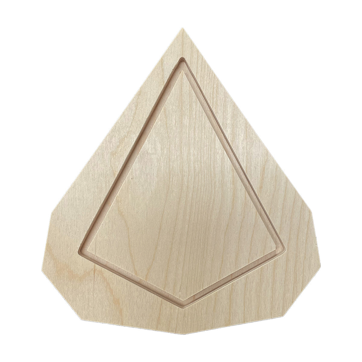 Trekell Geometric Terrarium Floater Panel, Wooden Painting Canvas