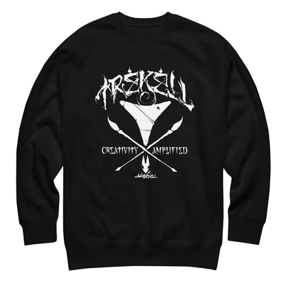 Trekell x Craola Unisex Black Pullover Sweatshirt, front