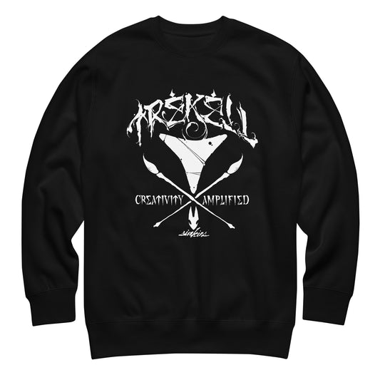 Trekell x Craola Unisex Black Pullover Sweatshirt, front