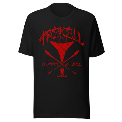 Trekell x Craola Unisex Black T-shirt, front