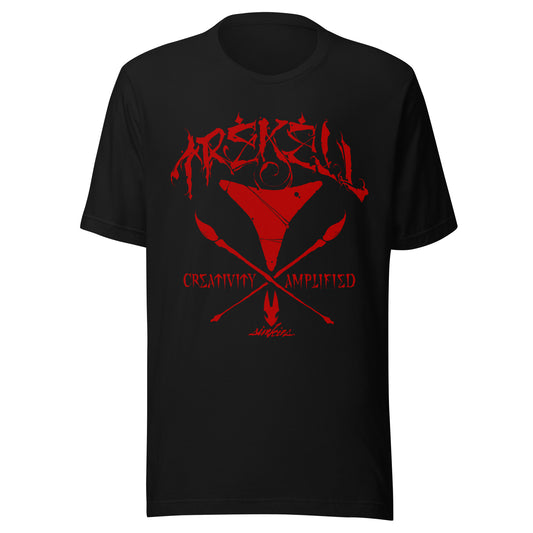 Trekell x Craola Unisex Black T-shirt, front