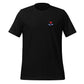 Trekell x Allison Bamcat Unisex Black T-shirt, front