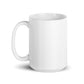 Trekell x Craola White Glossy Coffee Mug, handle on the left