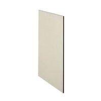 Pale rectangular linen panel shown at an angle against white.