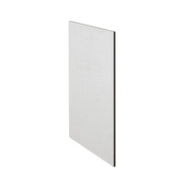 White linen-covered rectangular panel shown at an angle.