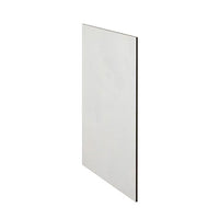 White oil-ground rectangular panel, angled front view with thin dark edge.